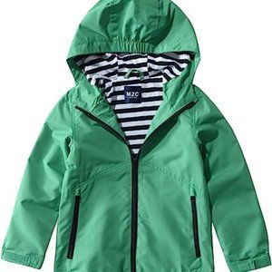 kids hooded waterproof jacket